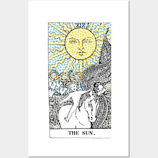 The Sun - A Modern Tarot Print Posters and Art